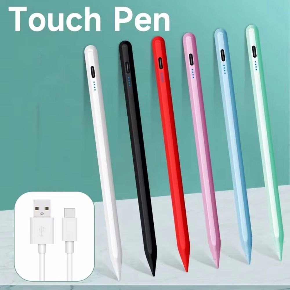 Drawing Tablet Pen Accessories - ปากกาสไตลัส 3 in 1 หัวยางคู่ ปากกาเขียนหน้าจอโทรศัพท์อเนกประสงค์