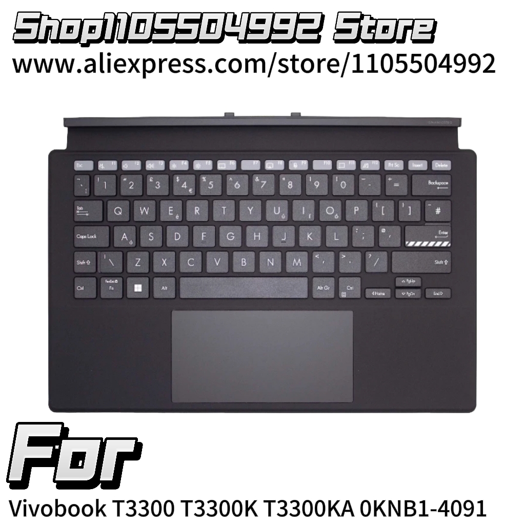 Tablet Keyboard Case - แท็บเล็ตใหม่ US UK RU JP SP