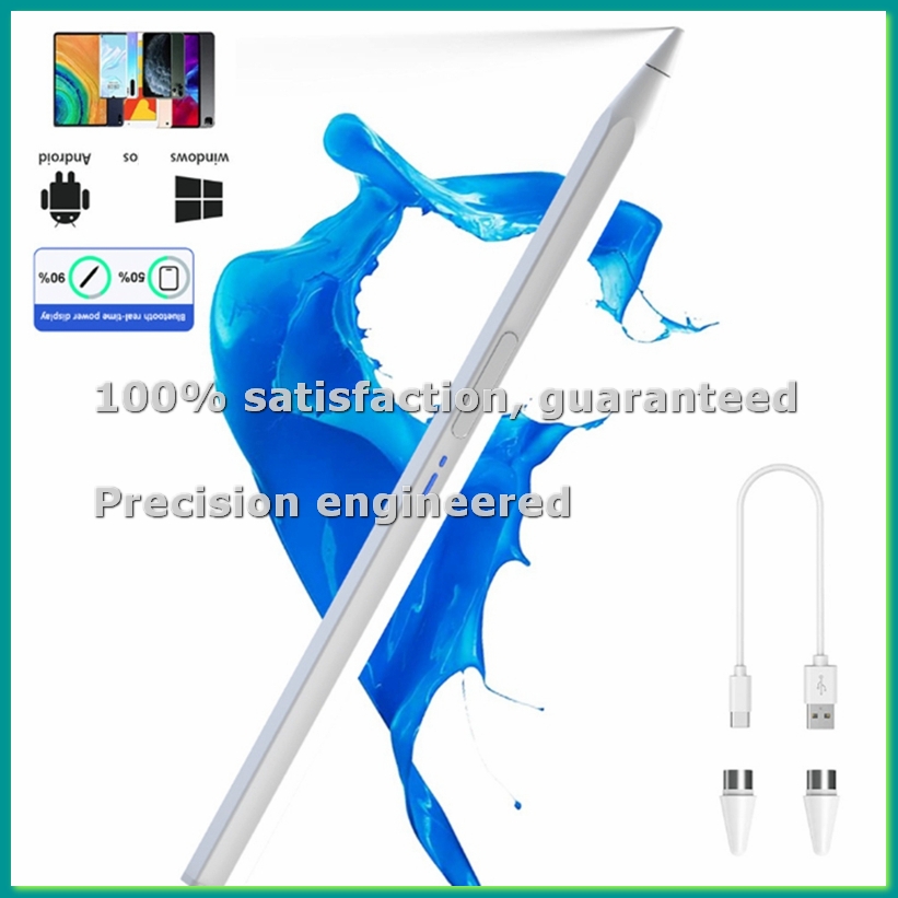Drawing Tablet Pen Accessories - สไตลัสสำหรับแท็บเล็ตและโทรศัพท์มือถือ, ปากกาสัมผัสสำหรับ Android, IOS, อุปกรณ์เสริมแท็บเล็ตสำหรับวาดภาพหน้าจอแบบคาปาซิทีฟ BP19-TCES