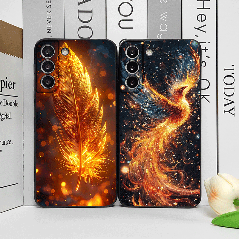 Google Pixel 9 - เคสโทรศัพท์ลายขนนกฟีนิกซ์สุดหรู สำหรับ Google Pixel 10 9