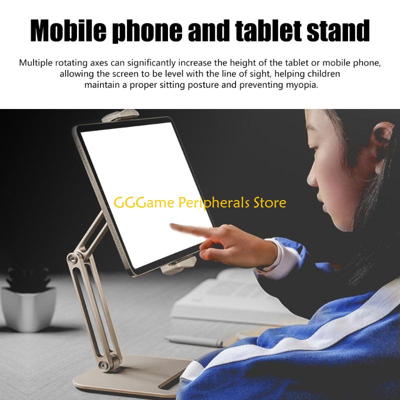 Tablet Stand Adjustable - ขาตั้งแท็บเล็ตแบบพกพา U55B พร้อมด้ามจับกันลื่นและตำแหน่งที่ยืดหยุ่นสำหรับการทำงาน