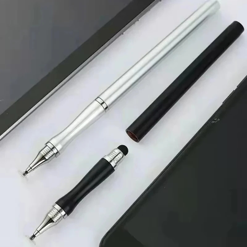 Drawing Tablet Pen Accessories - 1/2/4 ชิ้น 2in1 ปากกาสไตลัสแท็บเล็ตสำหรับวาดภาพแบบสากลหน้าจอสัมผัสแบบคาปาซิทีฟปากกาสำหรับโทรศัพท์มือถือแอนดรอยด์สมาร์ทดินสออุปกรณ์เสริม