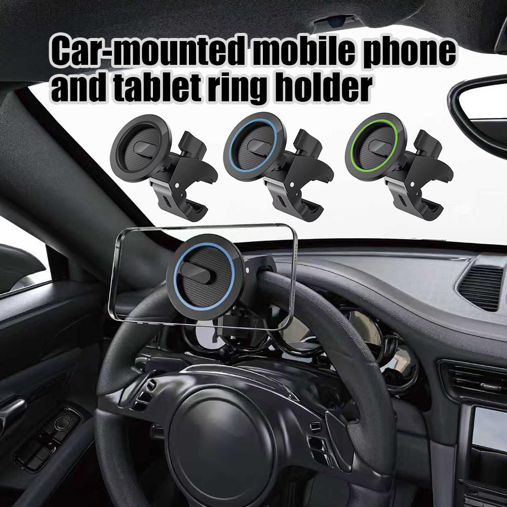 Tablet Car Mount - ที่ยึดโทรศัพท์ในรถยนต์แบบแม่เหล็กอเนกประสงค์ สำหรับ MagSafe ที่หนีบพวงมาลัย แท่นวางสมาร์ทโฟน แท็บเล็ต
