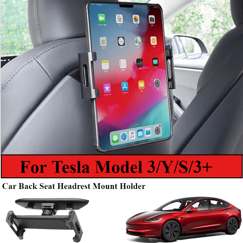 Tablet Car Mount - รถกลับที่นั่ง Headrest Mount สําหรับ Tesla รุ่น