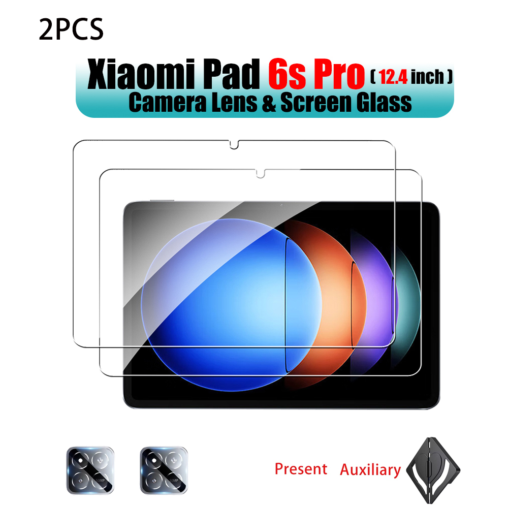Cidea Tablet Accessories - ฟิล์มกันรอยหน้าจอแบบกระจกนิรภัย 2 ชิ้น สำหรับ Xiaomi Pad