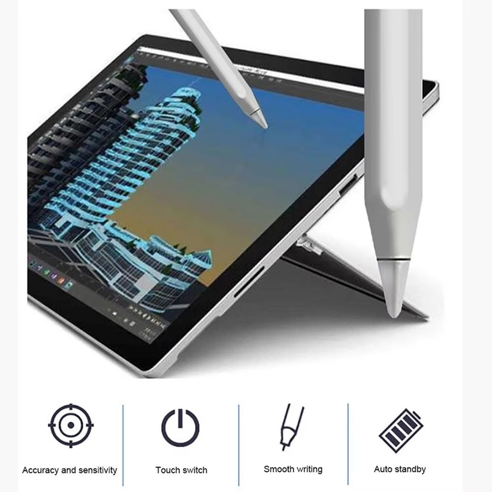 ปากกาสไตลัส 3 in 1 หัวยางคู่ ป - Drawing Tablet Pen Accessories บทวิจารณ์และราคา
