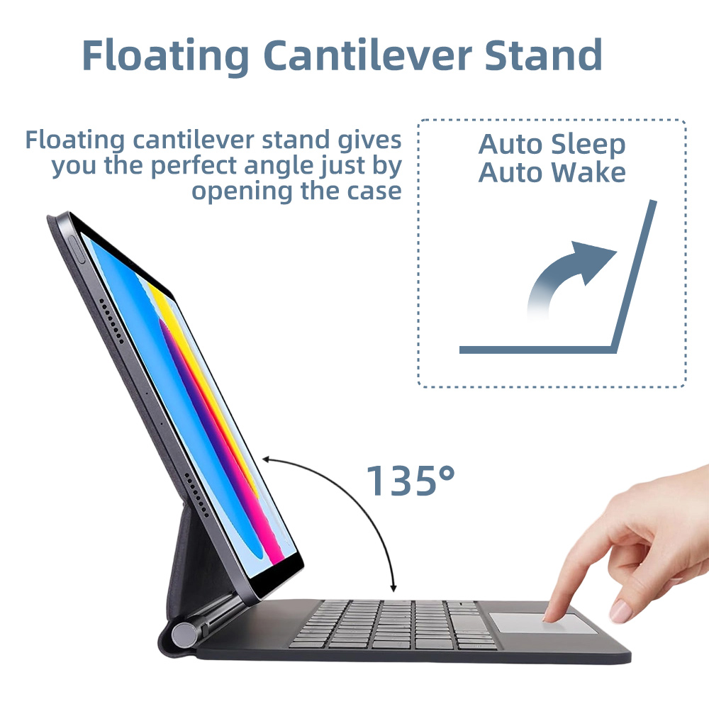 2026 เมจิกคีย์บอร์ดพร้อมบลูทูธ - Tablet Keyboard Case บทวิจารณ์และราคา