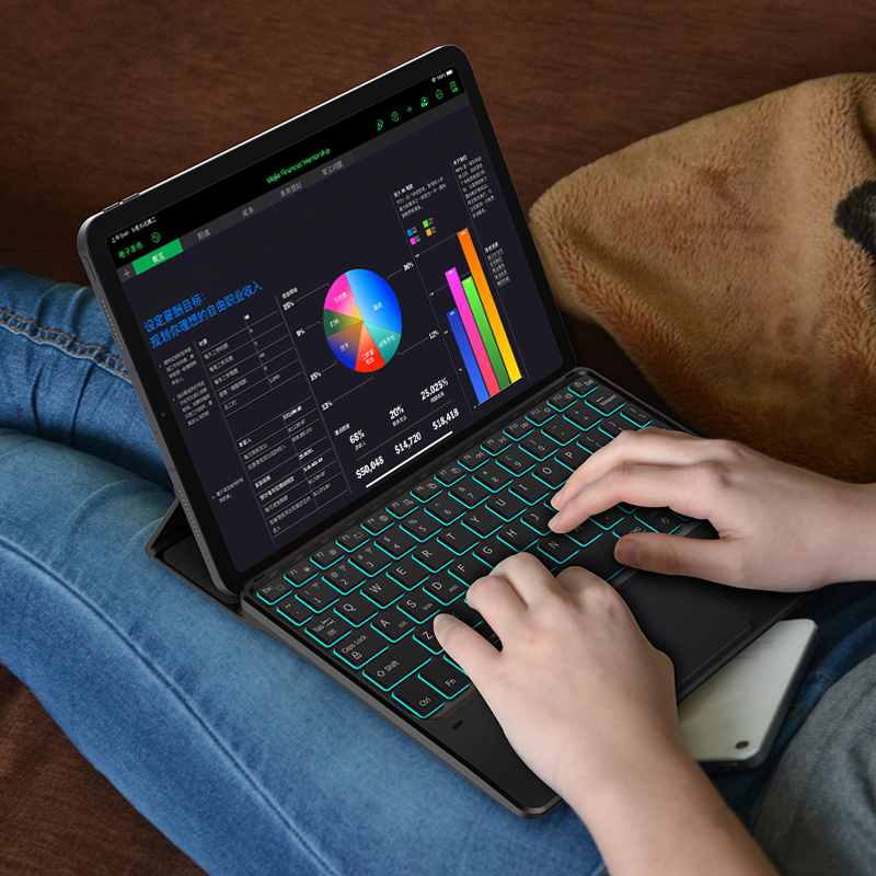 AJIUYU คีย์บอร์ดบลูทูธแบบพับได - Windows Tablet Accessories บทวิจารณ์และราคา