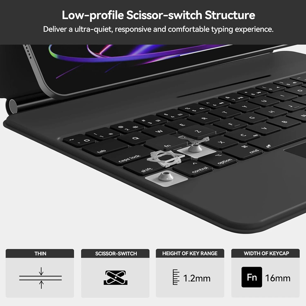 เคสคีย์บอร์ดบลูทูธ Magic สำหรั - Tablet Keyboard Case บทวิจารณ์และราคา