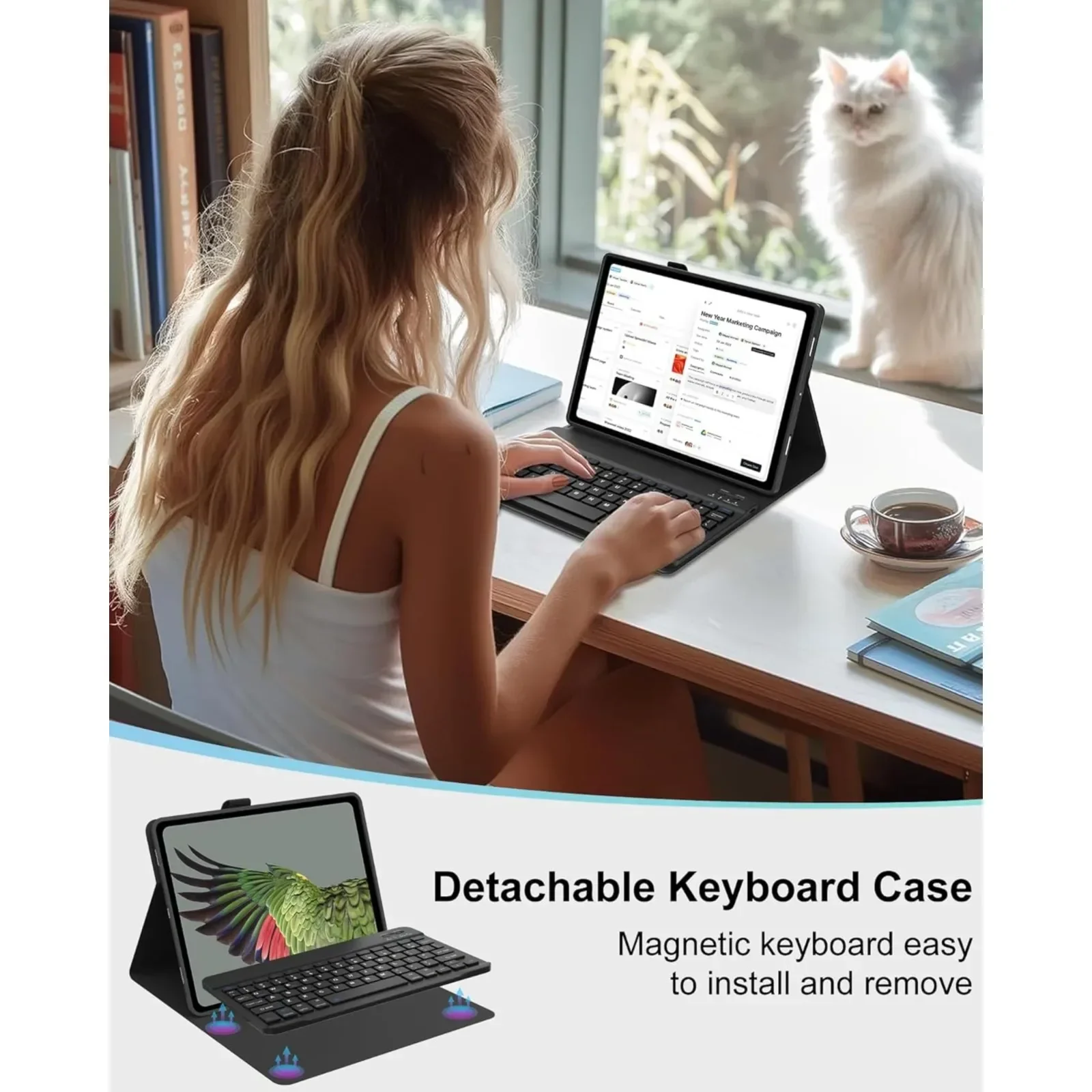 เคสคีย์บอร์ดสำหรับซัมซุง กาแลค - Tablet Keyboard Case บทวิจารณ์และราคา