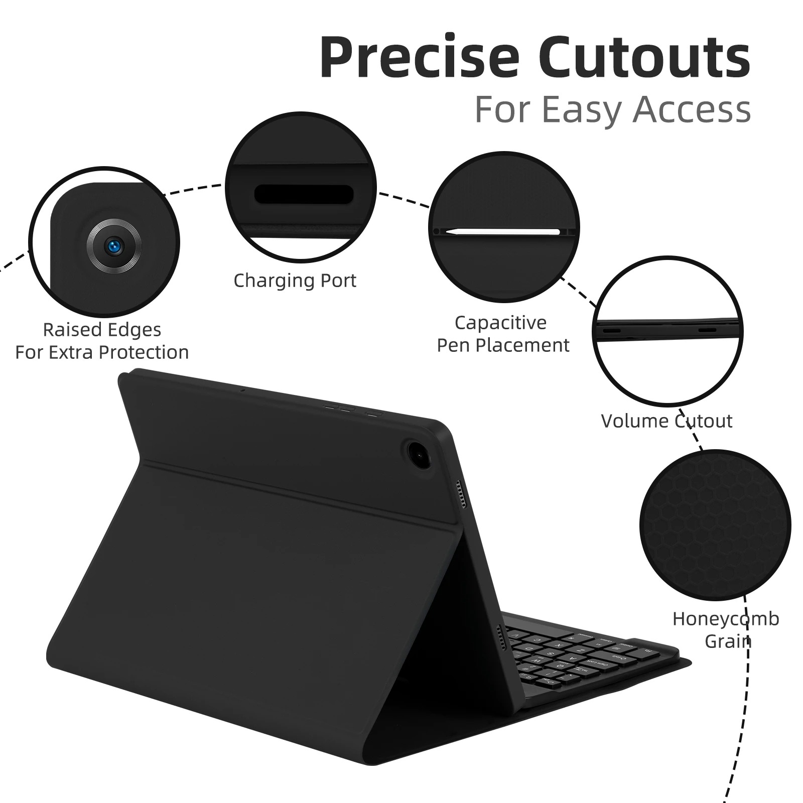 กรณีคีย์บอร์ดสําหรับ Samsung G - Tablet Keyboard Case บทวิจารณ์และราคา