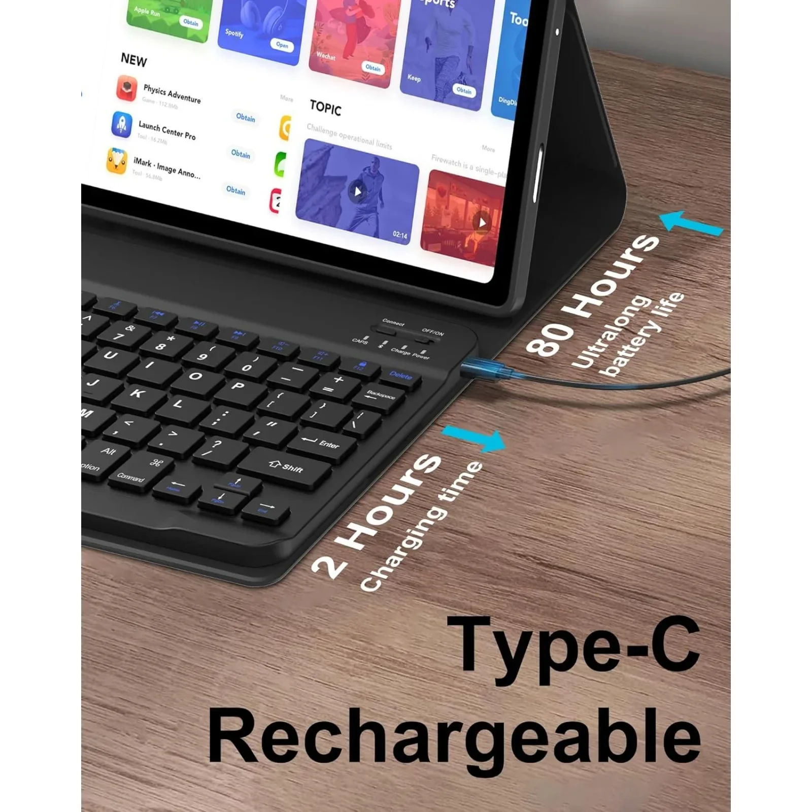 เคสคีย์บอร์ดสำหรับ Honor Pad G - Tablet Keyboard Case บทวิจารณ์และราคา