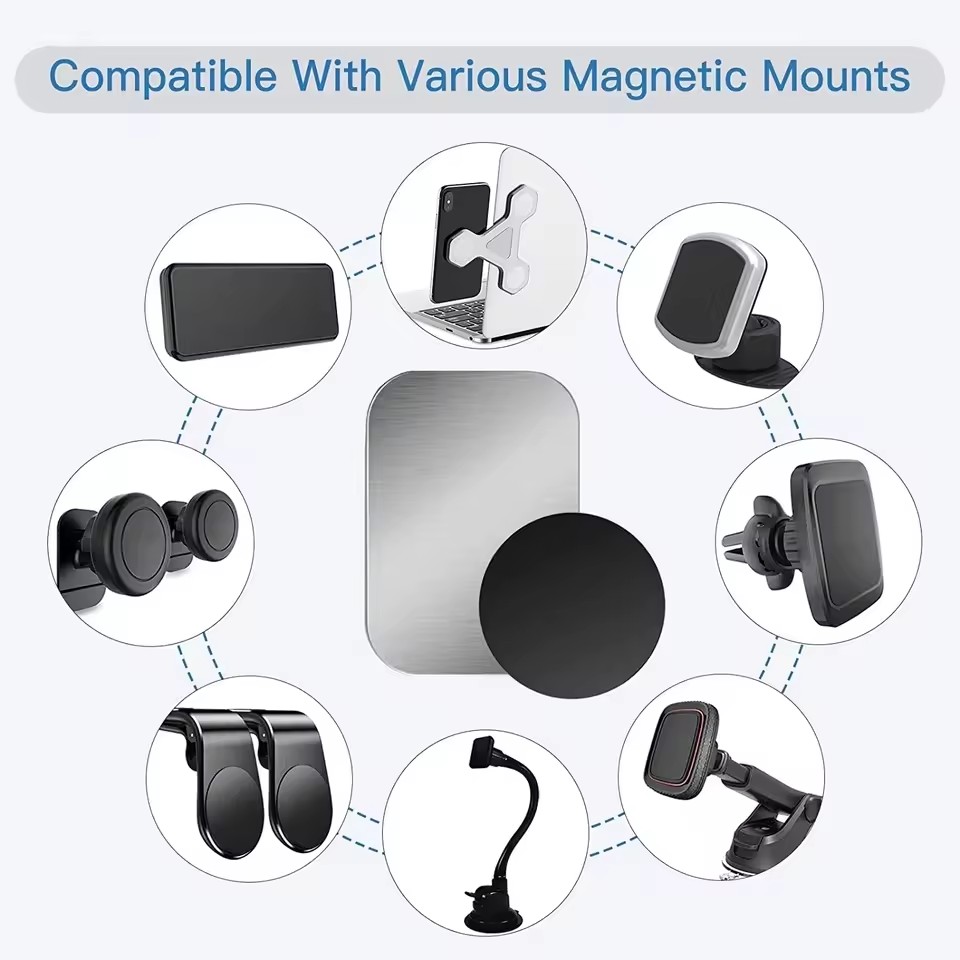 แผ่นโลหะแม่เหล็กบางสำหรับที่วา - Tablet Car Mount บทวิจารณ์และราคา