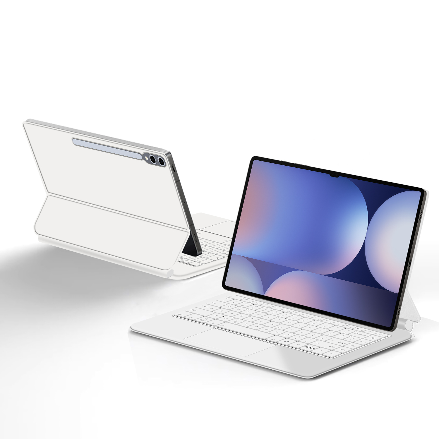เมจิกคีย์บอร์ดสำหรับซัมซุงกาแล - Tablet Keyboard Case บทวิจารณ์และราคา