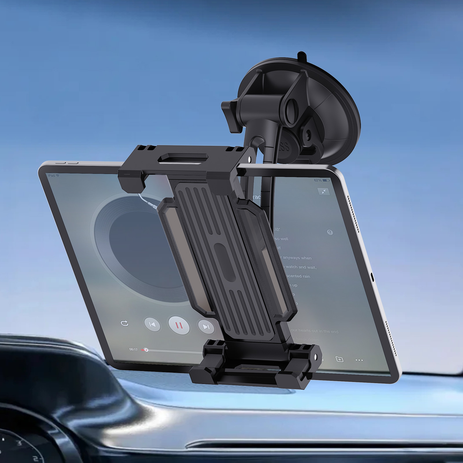 ที่วางแท็บเล็ตติดกระจกรถยนต์แบ - Tablet Car Mount บทวิจารณ์และราคา