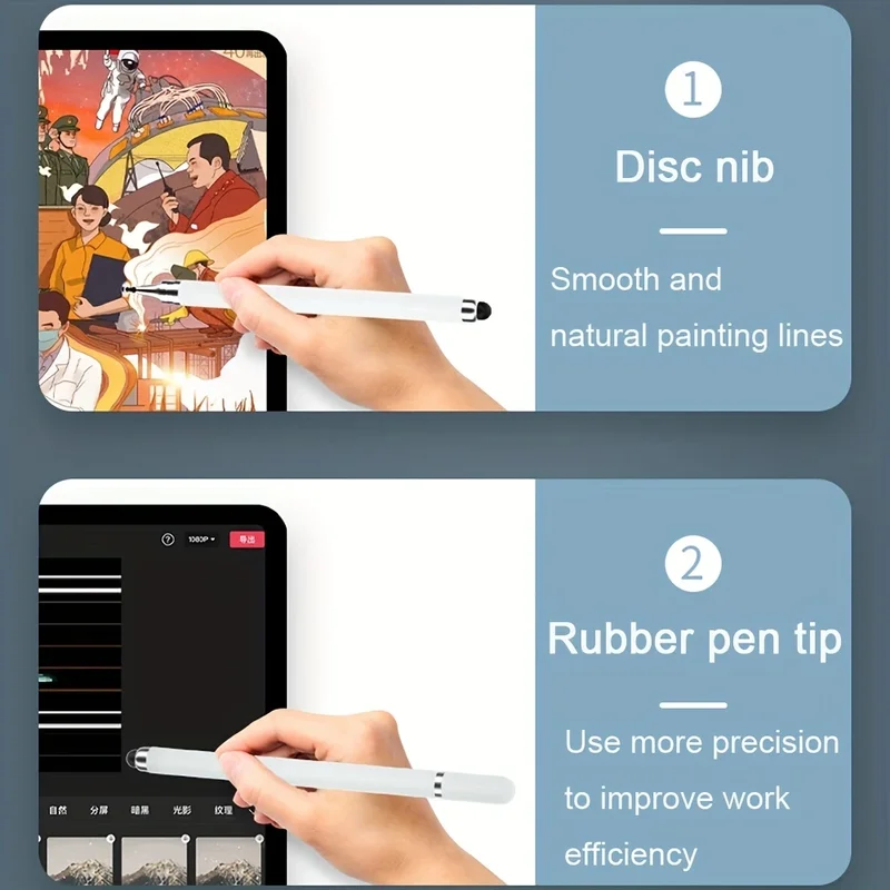 2in1 ปากกาสไตลัส Universal แท็ - Drawing Tablet Pen Accessories บทวิจารณ์และราคา